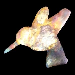 Metal Hummingbird pin